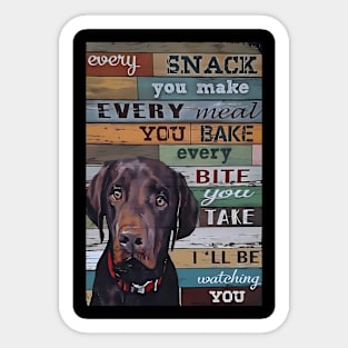 Dog Humor Funny Labrador Saying Sticker